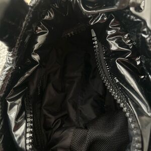 VeeCollective Berlin Quilted Black Tote Crossbody